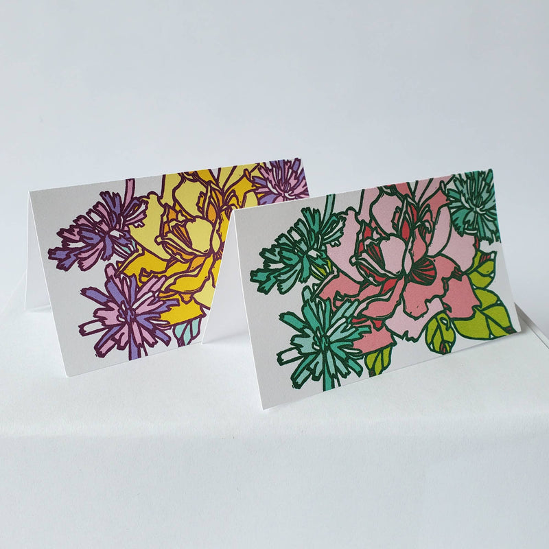 Small Rose Floral Gift Enclosures for Gift Tags