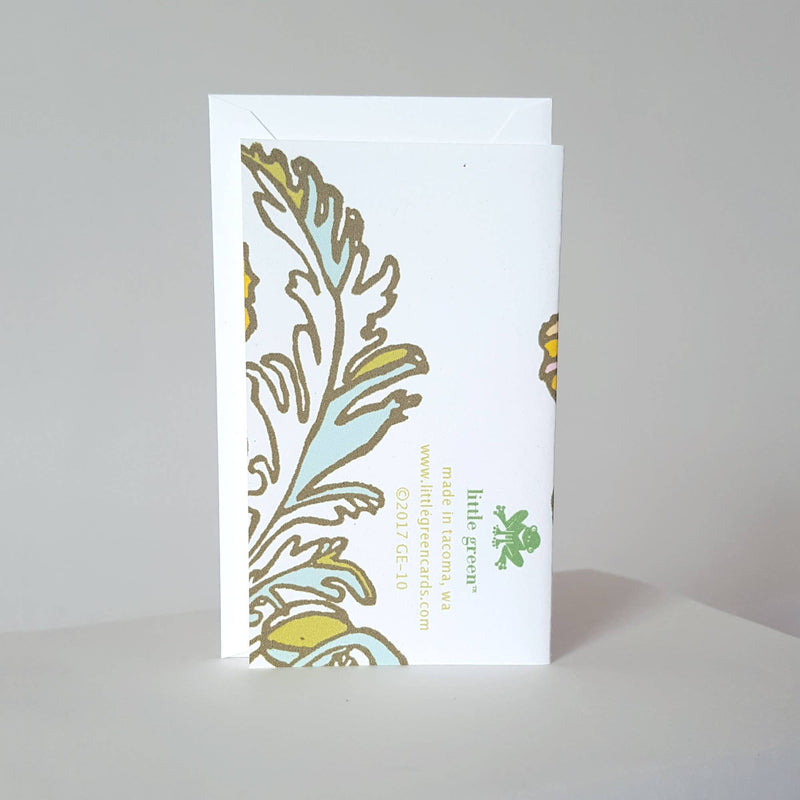 Small Poppy Floral Gift Enclosures for Gift Tags