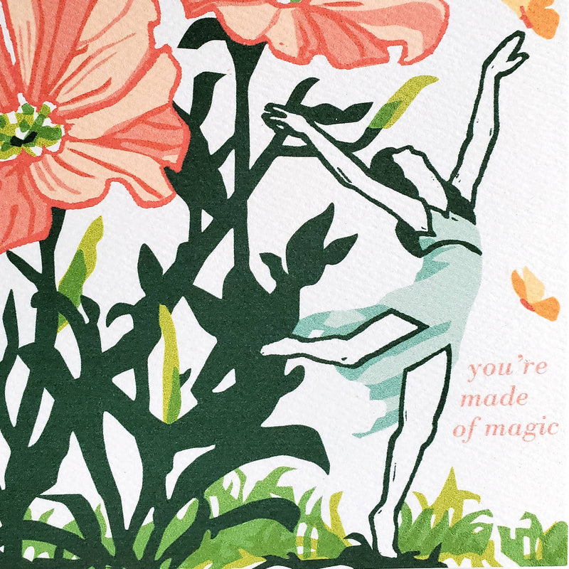You're Made of Magic Fairy Dance Birthday Greeting Card