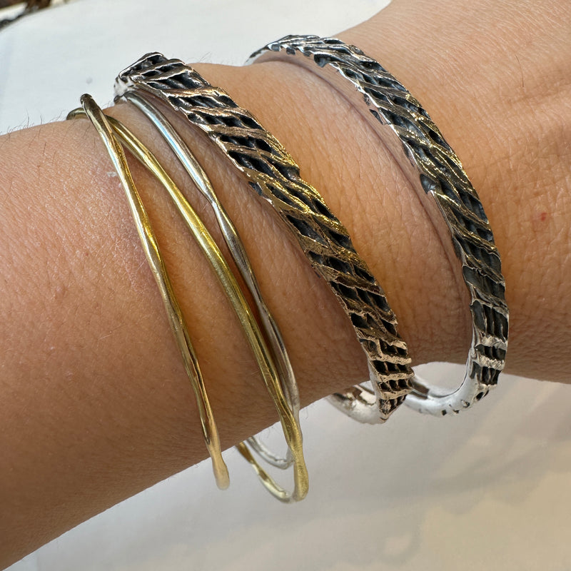 Patina Palm Stackable Cuff