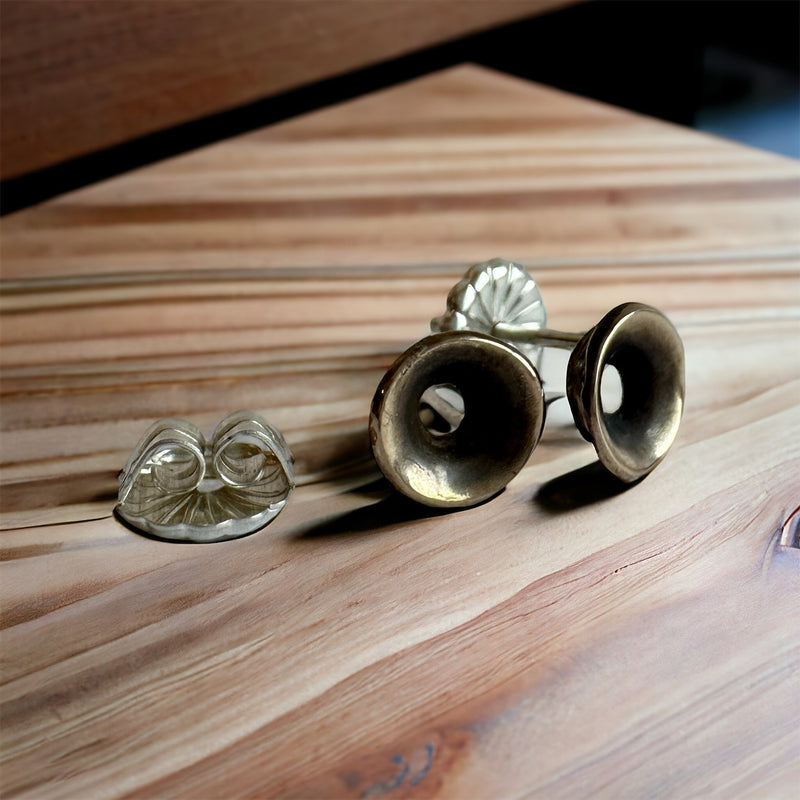 Warm Anemone Stud Earrings