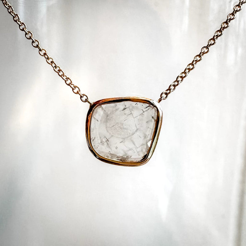 As Within So Without Diamond Slice Necklace