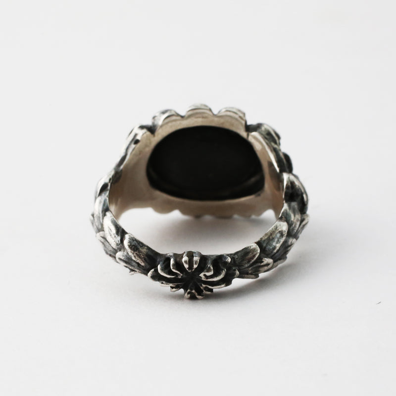 Black Beachstone Cedar Ring