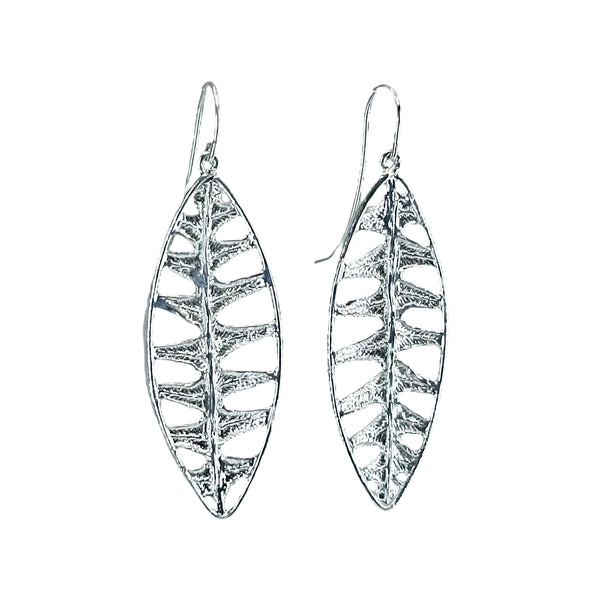 Bright Lopez Fern Medium French Hook Earrings