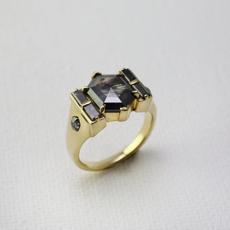 Diamond Stories Hexagon Ring