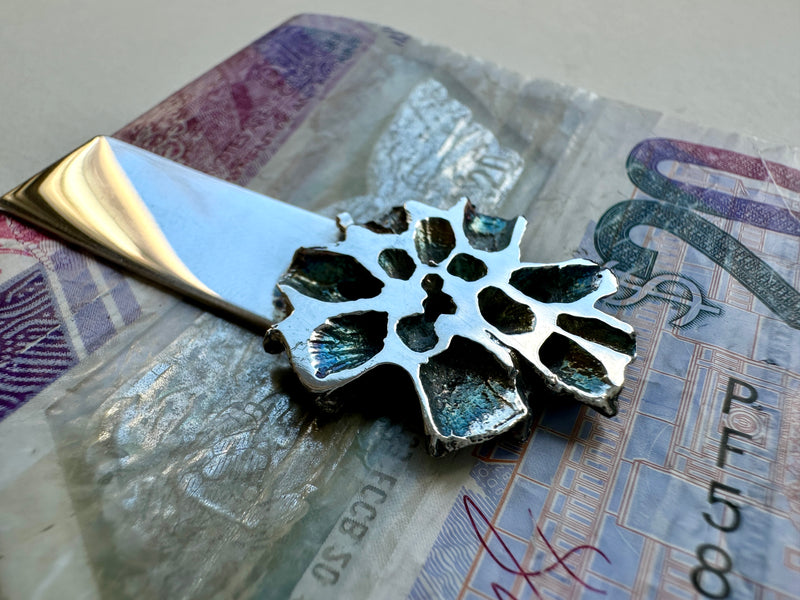 Sterling Silver Sweet Gum Money Clip