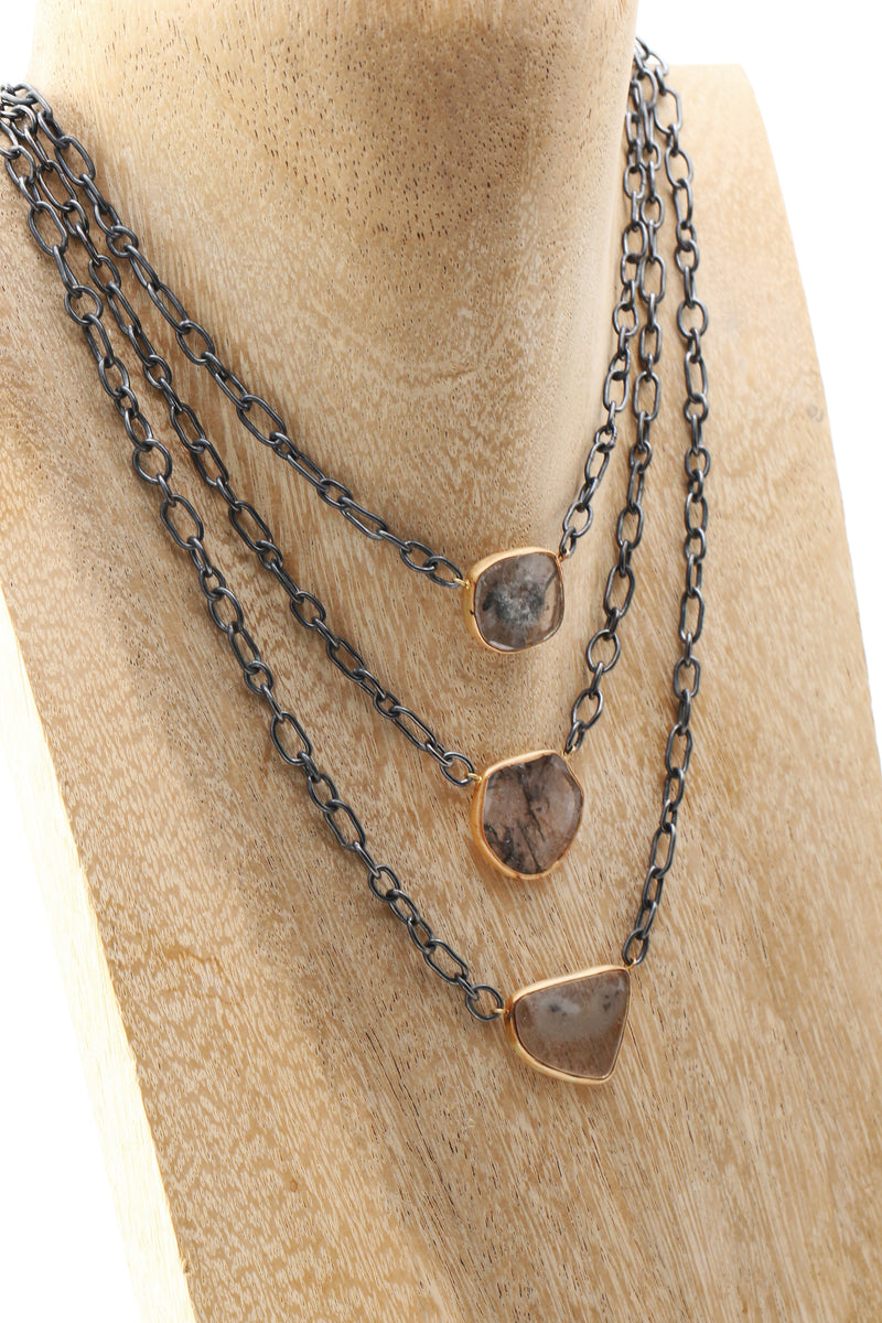 Rodeo Diamond Slice Necklace