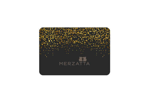 Digital gift card for Merzatta jewelry.