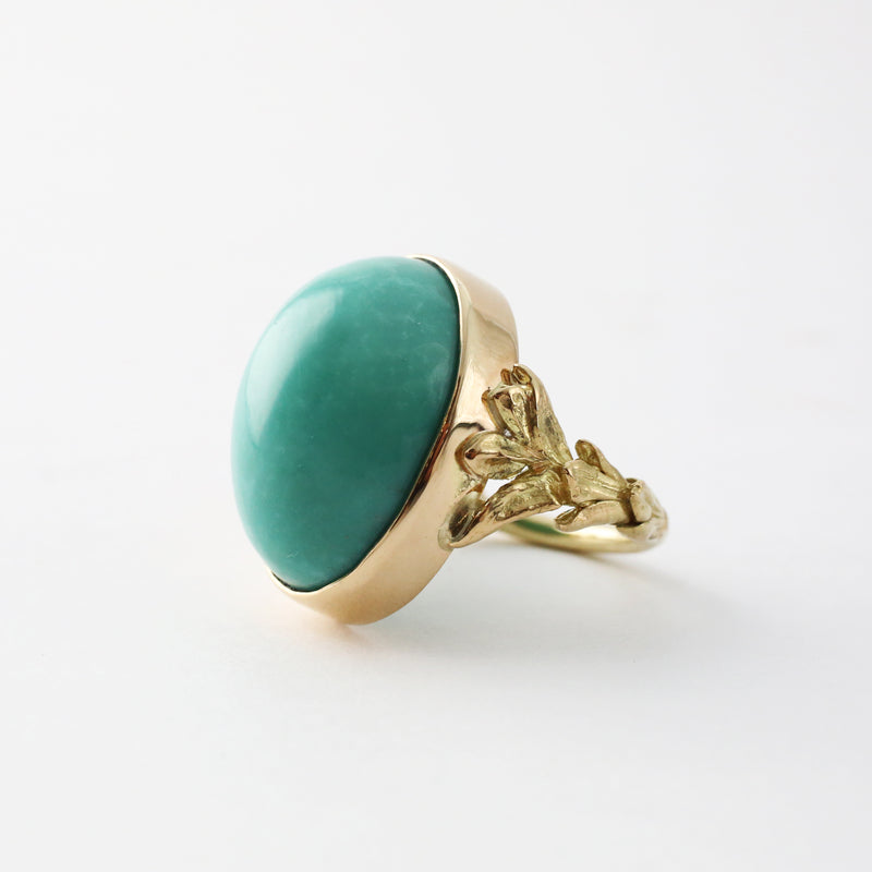 Robins Egg Ring in 18k Gold