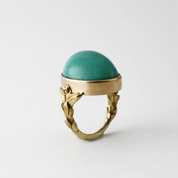 Robins Egg Ring in 18k Gold