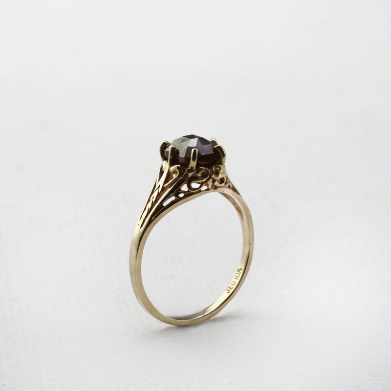 Rosecut Diamond Dainty Antique Ring