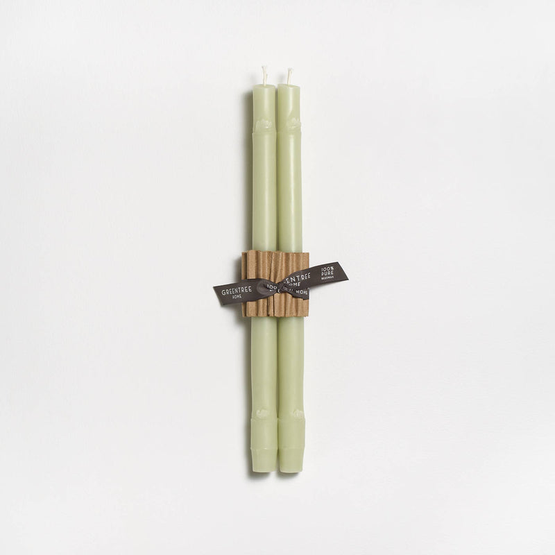 12" Bamboo Taper Candles
