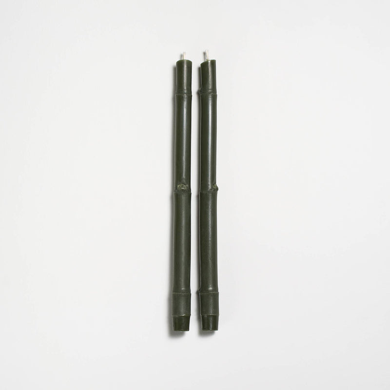 12" Bamboo Taper Candles