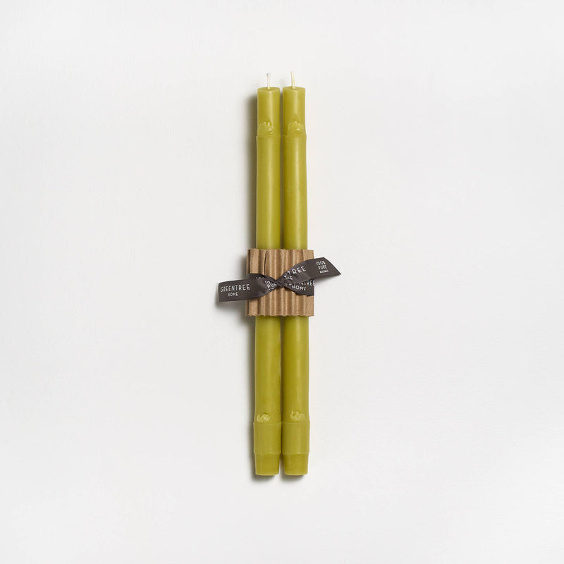 12" Bamboo Taper Candles