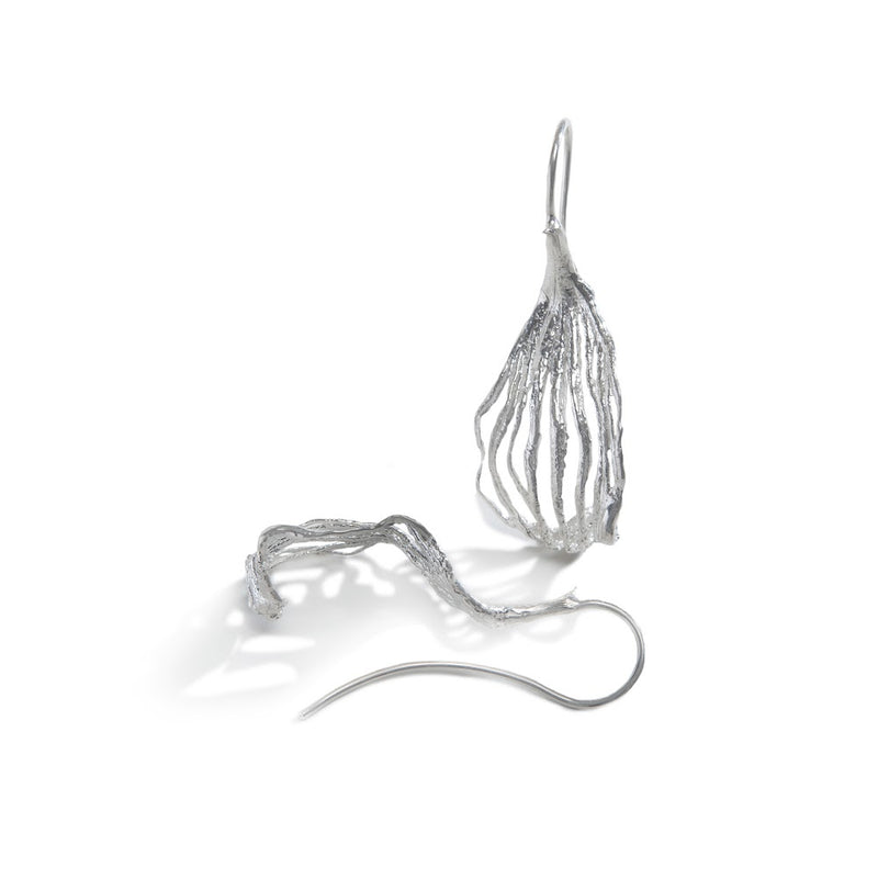 Pinion Single Petal French Hook Earring
