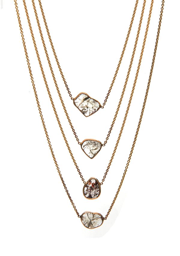 For Your Wishlist Only<br>Diamond Slice Necklaces!