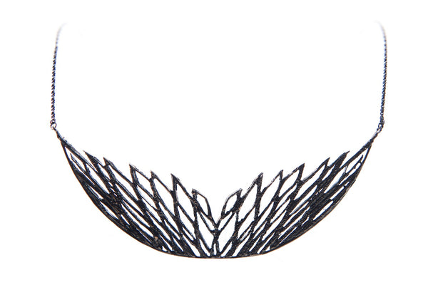 Palm Double Wing Bib Necklace