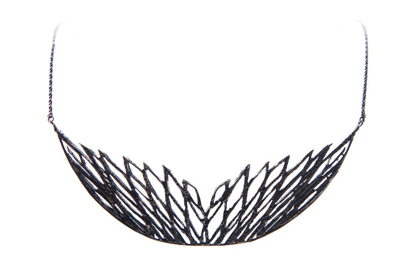Palm Double Wing Bib Necklace